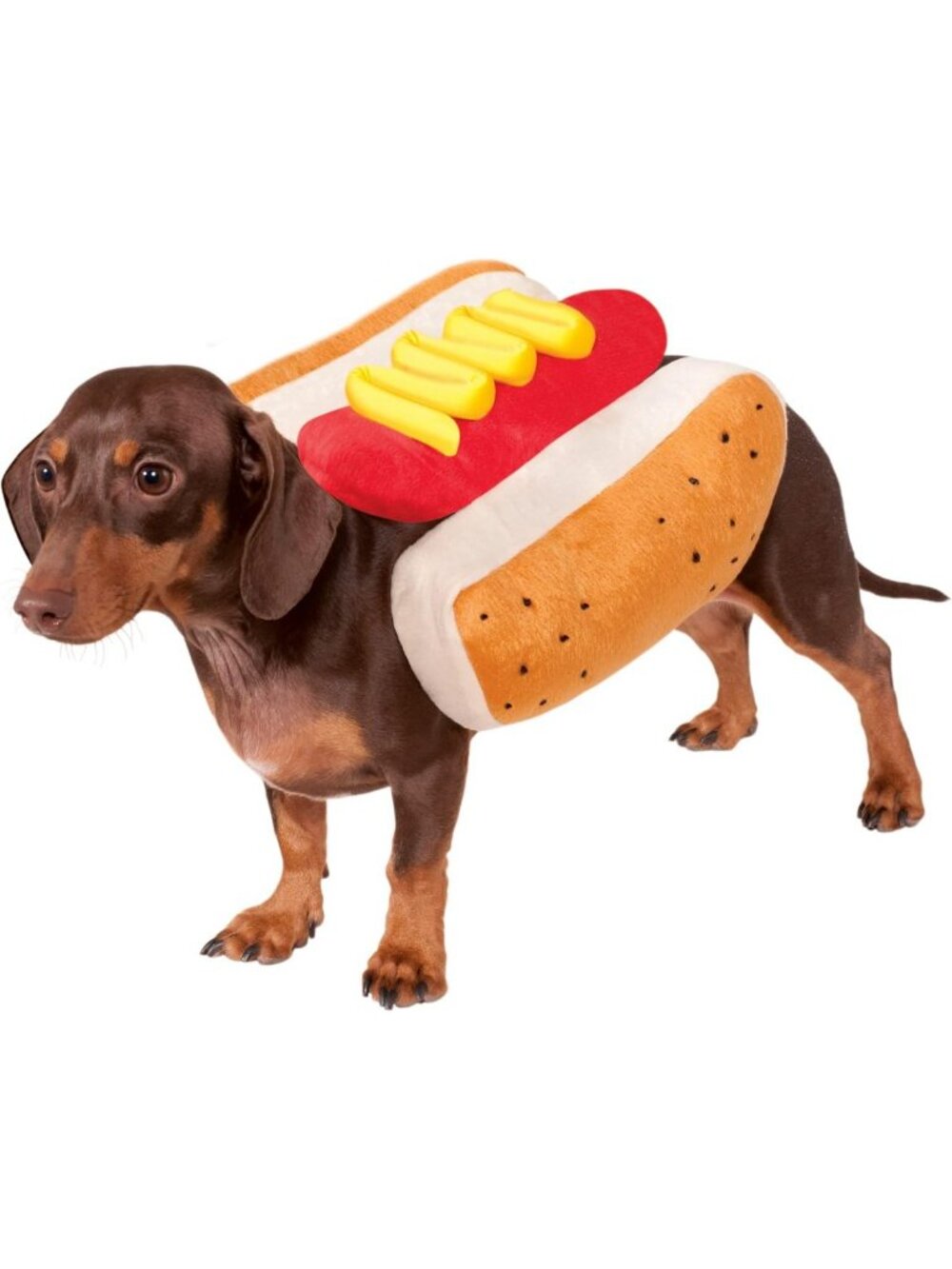 Adorable Hot Dog Pet Costume for Dogs & Cats - Medium Size, Fun Halloween Outfit